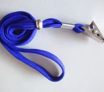 Dây đeo thẻ kẹp thường màu xanh dương