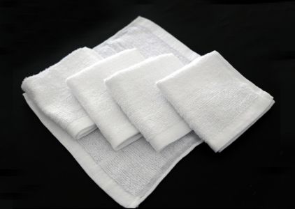 Vải lau cotton trắng may 20x20