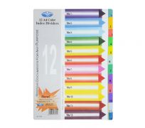 Bìa phân trang 12 số nhựa TM