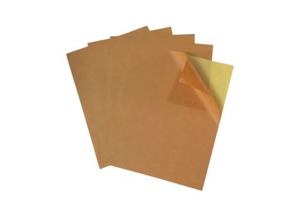 Decal A4 Da bò vàng