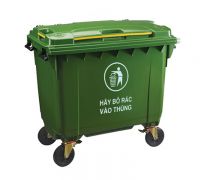 Thùng rác 660 lít nhựa Composite