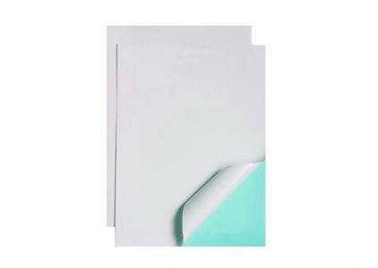 Decal A4 xanh