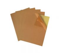 Decal A4 Da bò vàng