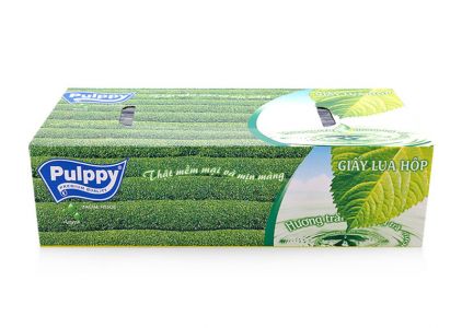 Khăn giấy Pulppy trà xanh