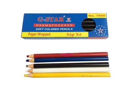 Bút sáp chì màu đen vỏ xé G-Star No.7600