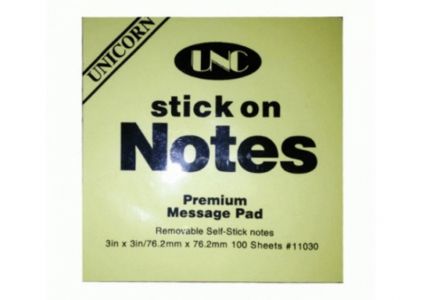 Giấy note 3x3 UNC vàng