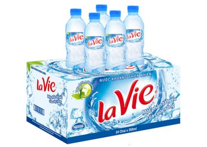 Nước uống đóng chai Lavie 350ml