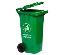 Thùng rác công nghiệp 120 lít HDPE