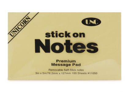 Giấy note 3x5 UNC vàng